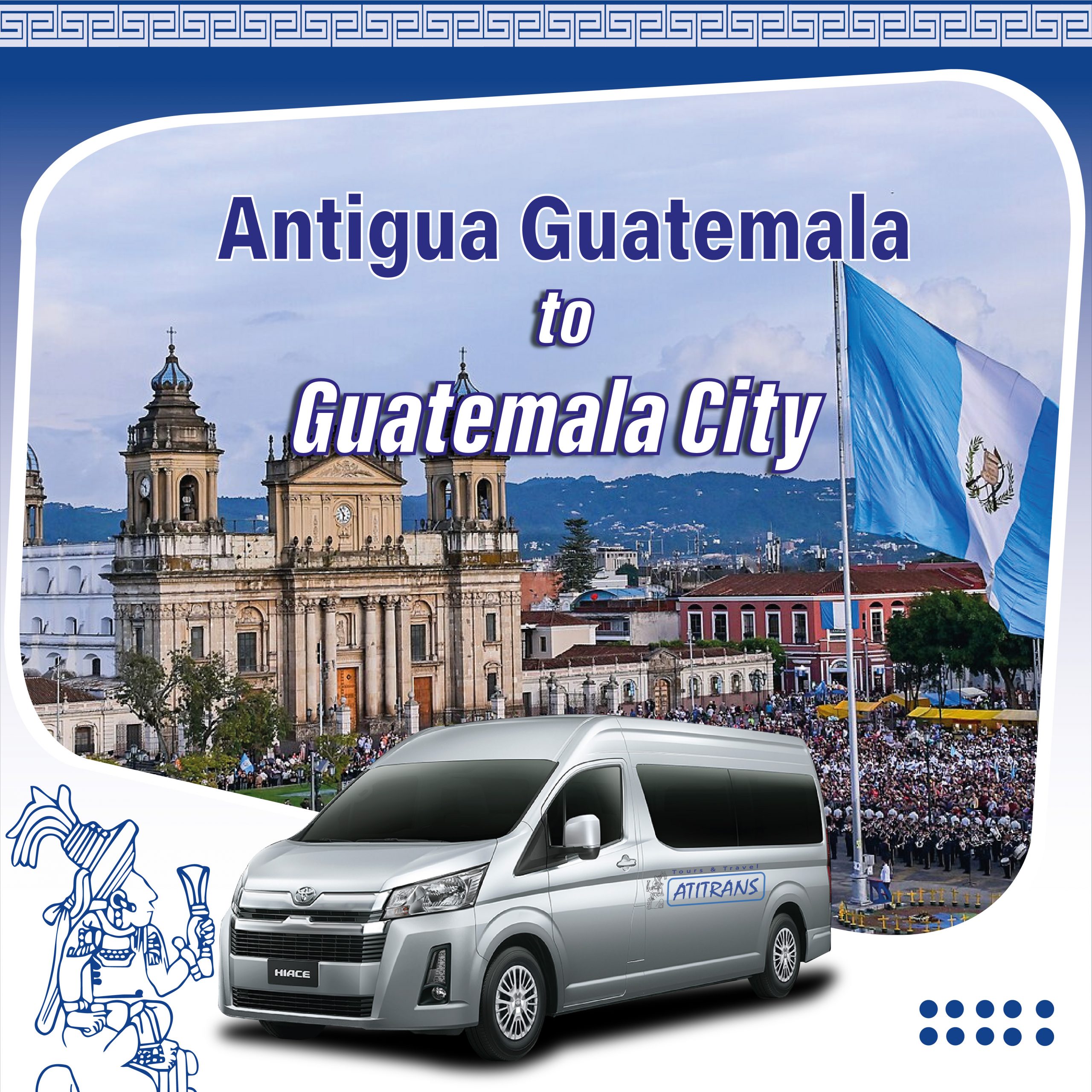 Shuttle Antigua Guatemala to Guatemala city